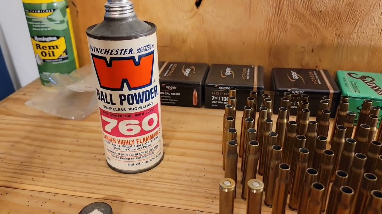 First .30-06 loads of the year.