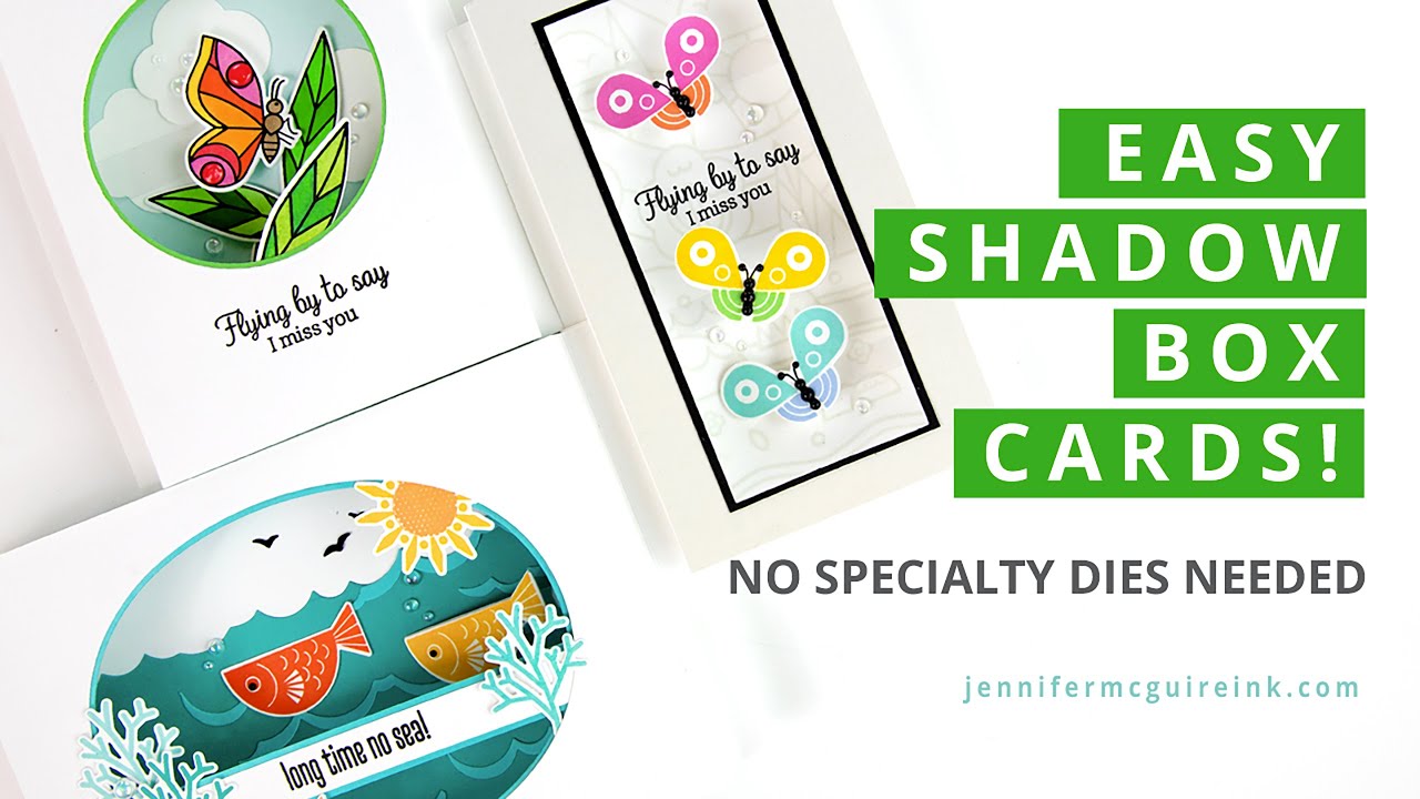 EASY Shadow Box Cards - No Specialty Dies Needed!