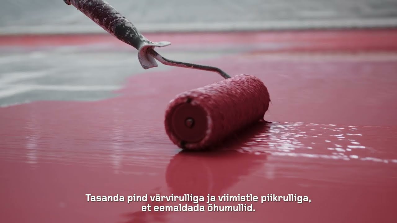 Tikkurila Temafloor 300 epoksüüdpinnakatte paigaldamine