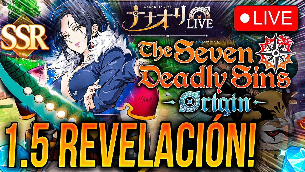 🔴LIVE 7DS ORIGIN 1.5 REVELACI&Oacute;N!!! 💎 SSR MERLIN, NUEVA INCURSI&Oacute;N y M&Aacute;S! 🙂| Seven Deadly Sins: Origin