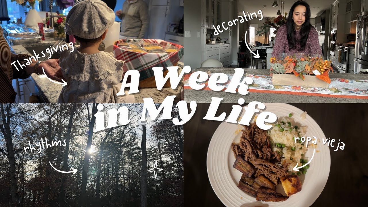 Cozy week in the life… 🕯️🤎 decorating, cooking, Thanksgiving! 