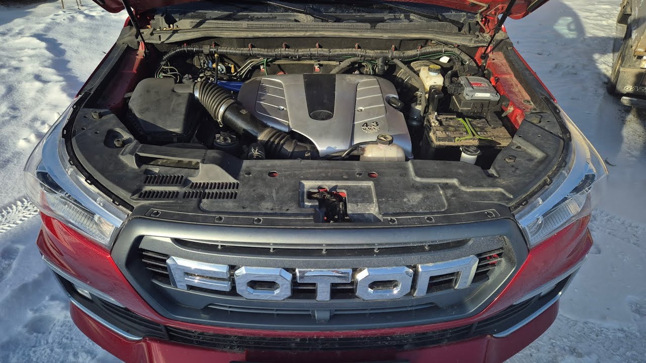 Swap dvs with akpp 3uz-fe 6AT in Foton Tunland G7.