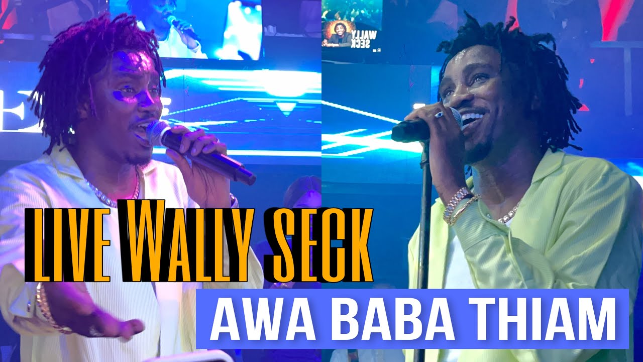 New live de Wally Seck ‘’Awa Baba Thiam’’ vogue lendemain Tabaski
