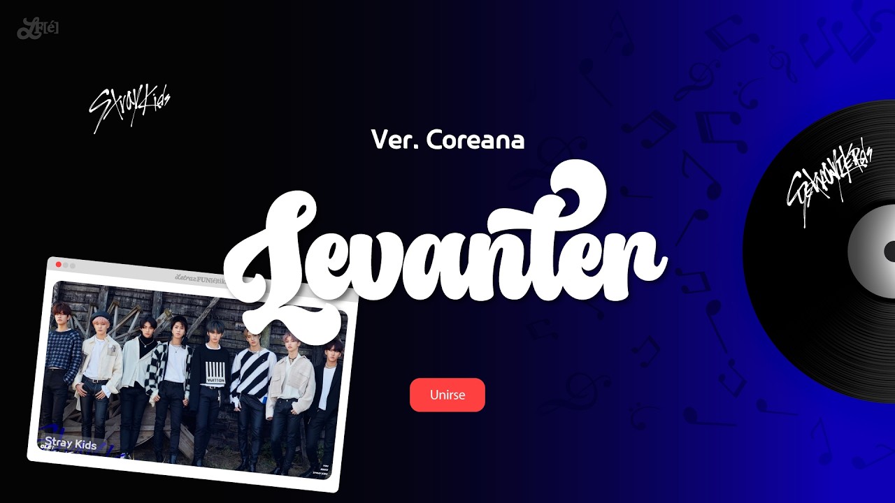 Stray Kids 'Levanter' Ver. Coreana | Letra Fácil (Pronunciación)