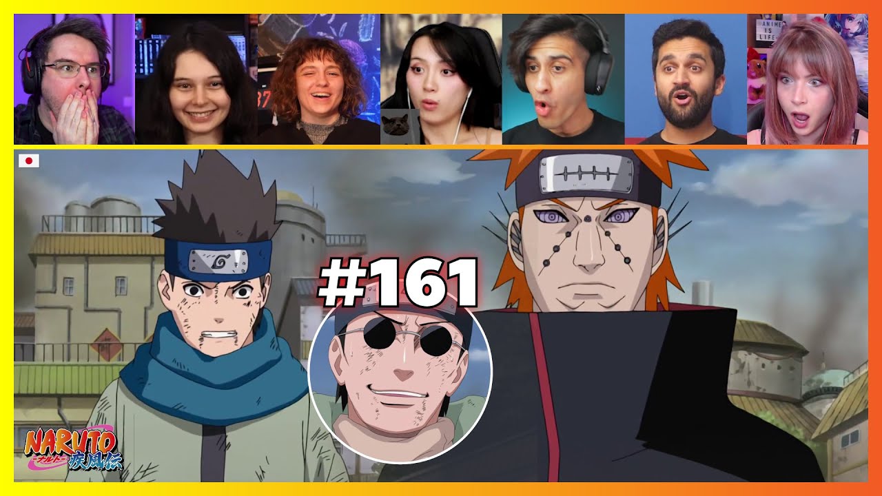 Naruto Shippuden Episode 161 | Konohamaru vs Pain! | Reaction Mashup ナルト 疾風伝