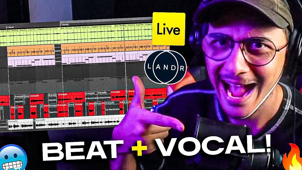 COMO FAZER UM TRAP DO ZERO 🔥 (BEAT E VOCAL) ABLETON LIVE + LANDR STUDIO!