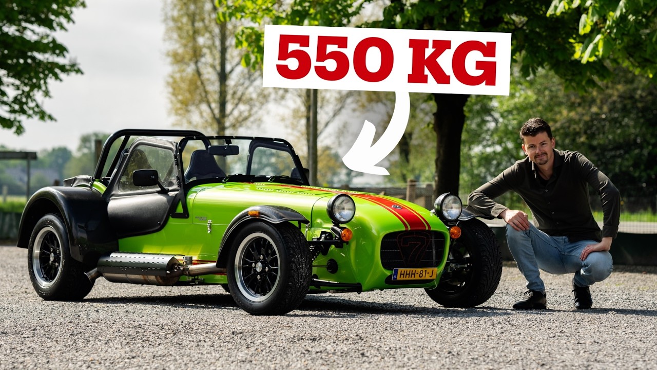 Niet iedereen mag (of kan) meerijden in Caterham 485S van Bart