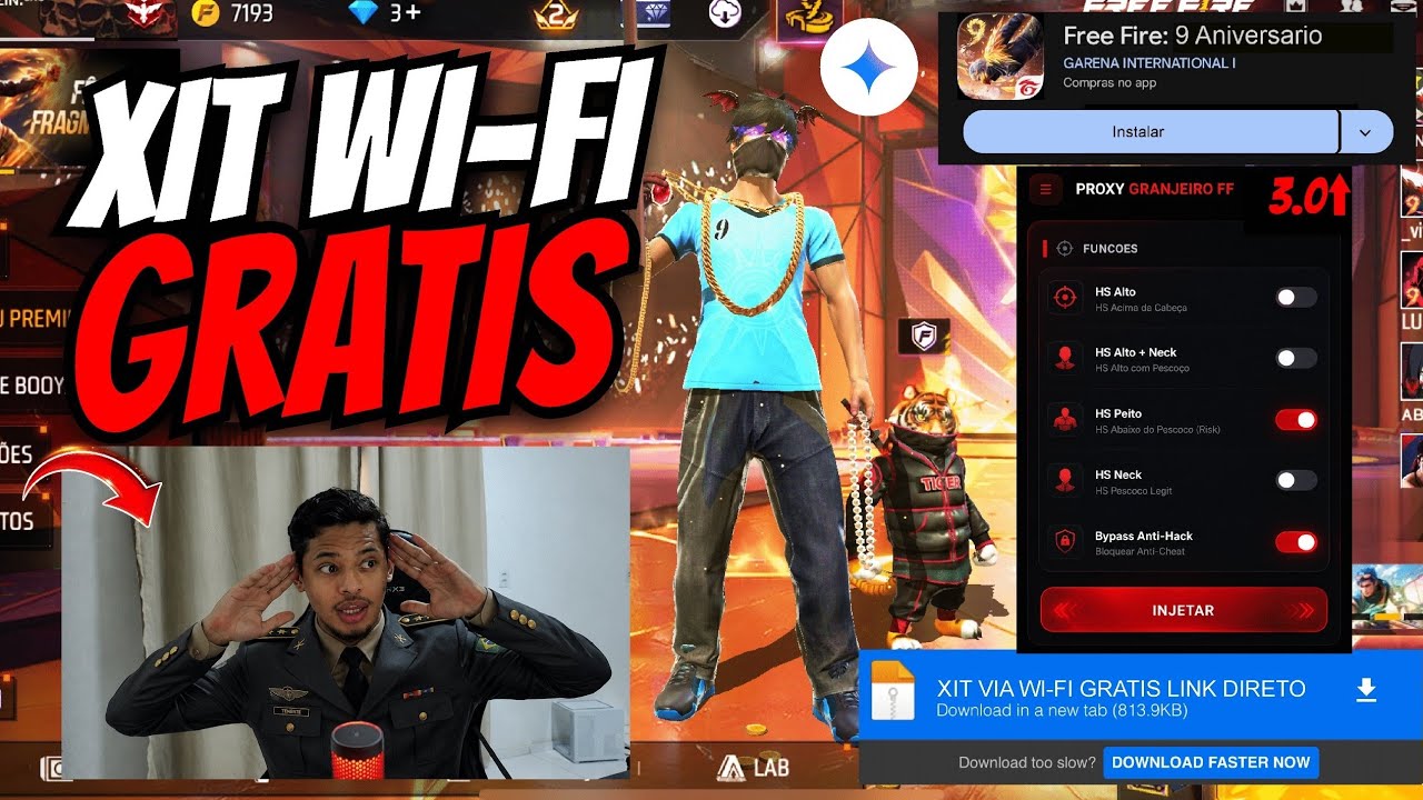 NOVO XIT VIA WI-FI GRATIS 4.0💀✅XIT PROXY ANDROID/IPHONE 100% ANTIBAN✅😈LINK DIRETO MEDIAFIRE