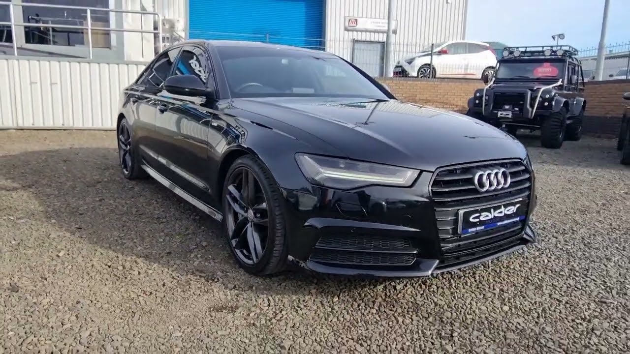 CALDER MOTOR COMPANY - 2016 AUDI A6 3.0 TDI QUATTRO BLACK EDITION 4d 315 BHP