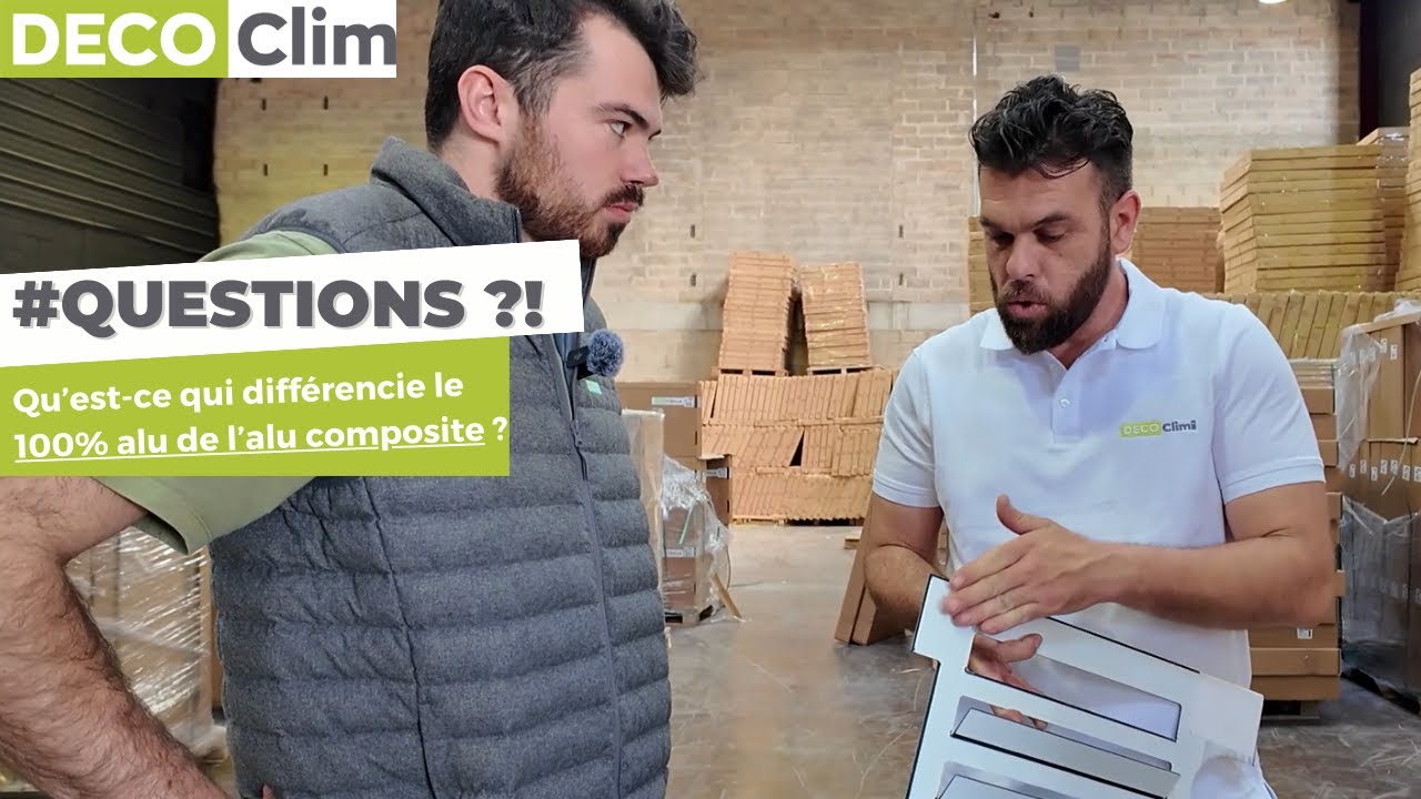 CACHE CLIM 100% ALU VS ALU COMPOSITE !
