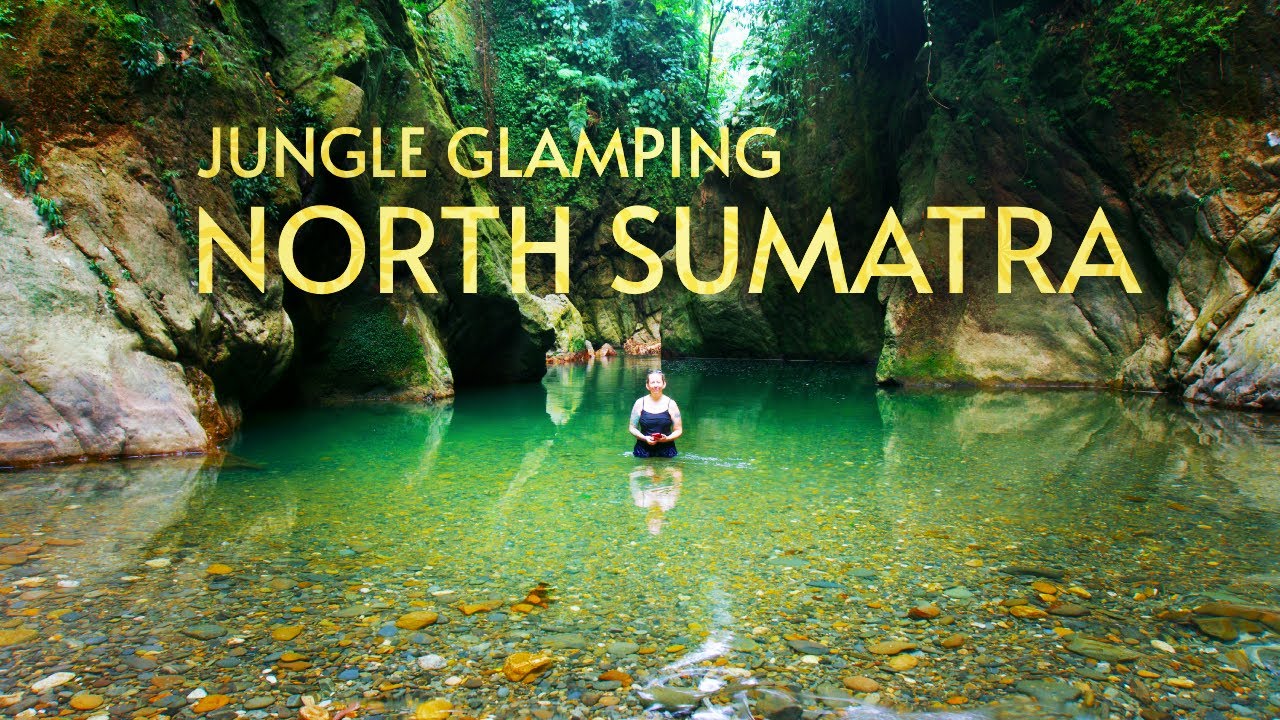 We Slept in a Luxury Tent in the Jungle – Trekking, Tubing, & Hot Springs (Sumatra Glamping)
