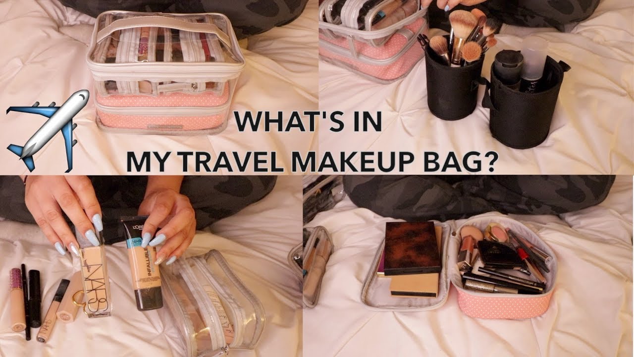 PACK WITH ME: MY TRAVEL MAKEUP BAG!