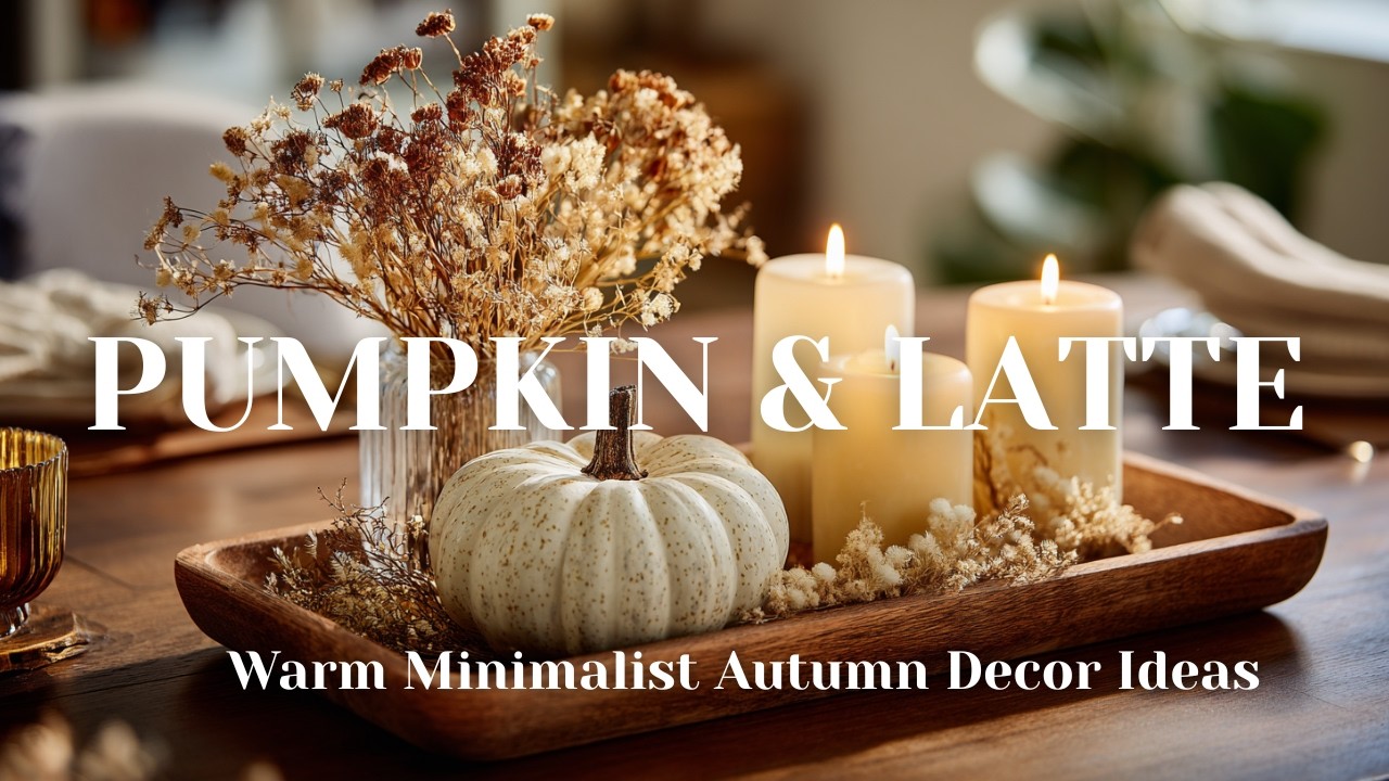 🍂 Pumpkin & Latte: 10 Warm Minimalist Autumn Decor Ideas from Amazon