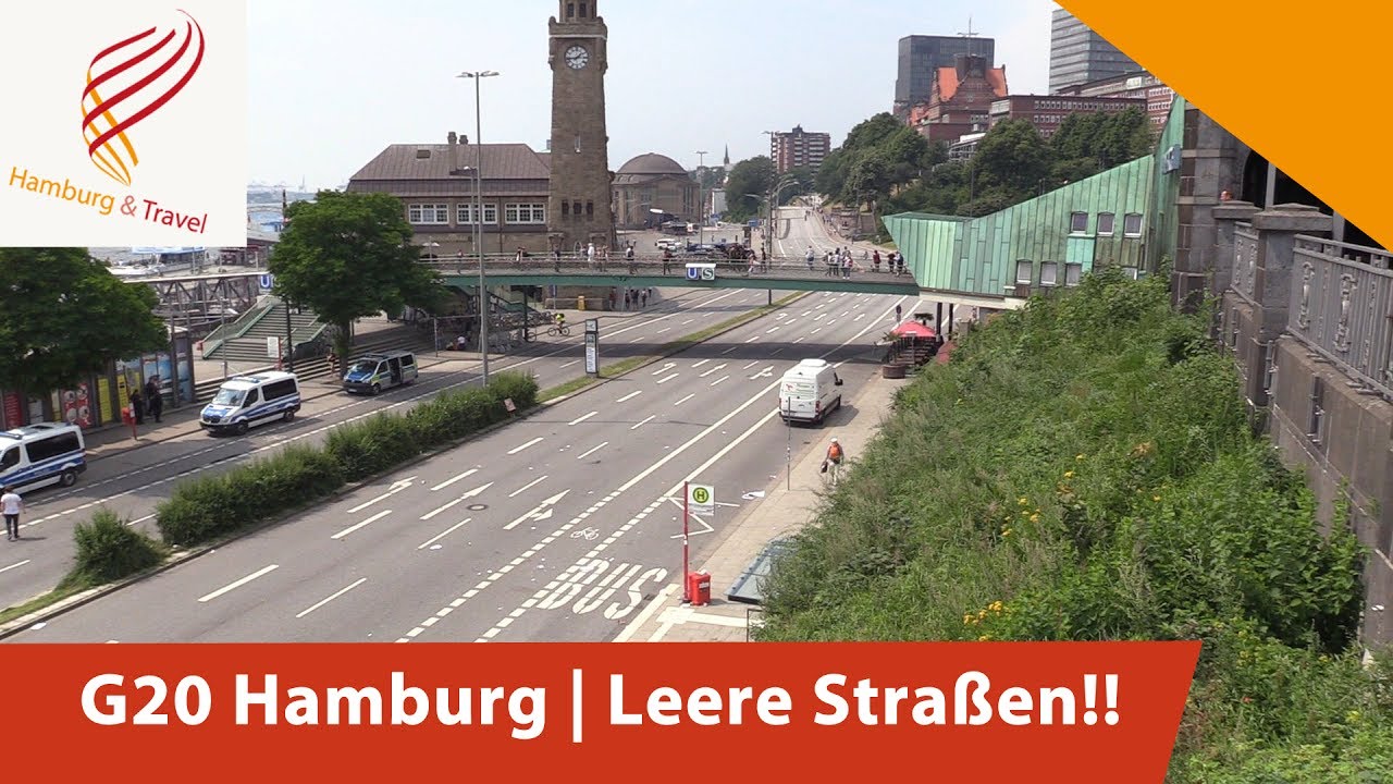 G20 Hamburg | ausgestorbene Stra&szlig;en!!