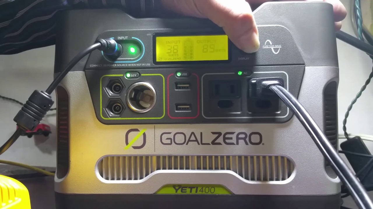 Portable Power - Goal Zero Yeti 400 Review - Part 1