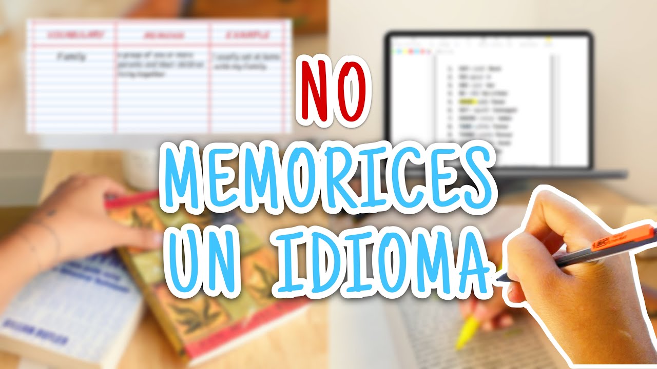 Formas realistas y f&aacute;ciles para aprender vocabulario 📚 | Como aprendo ingles sin memorizarlo.🤩