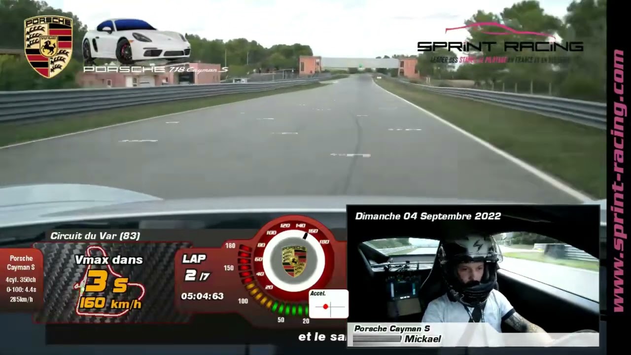 Stage de pilotage sur le circuit du Luc - Porsche Cayman S (Sprint Racing)