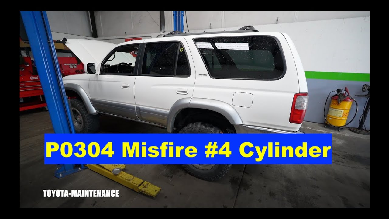 TOYOTA 4RUNNER P0304 Пропуск зажигания в 4-м цилиндре