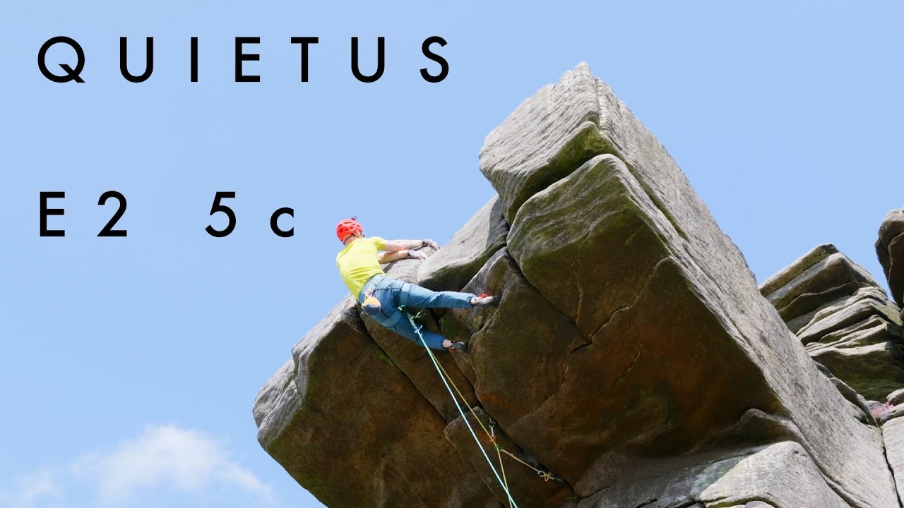 Extreme Rock - Quietus - E2 5c - Stanage North