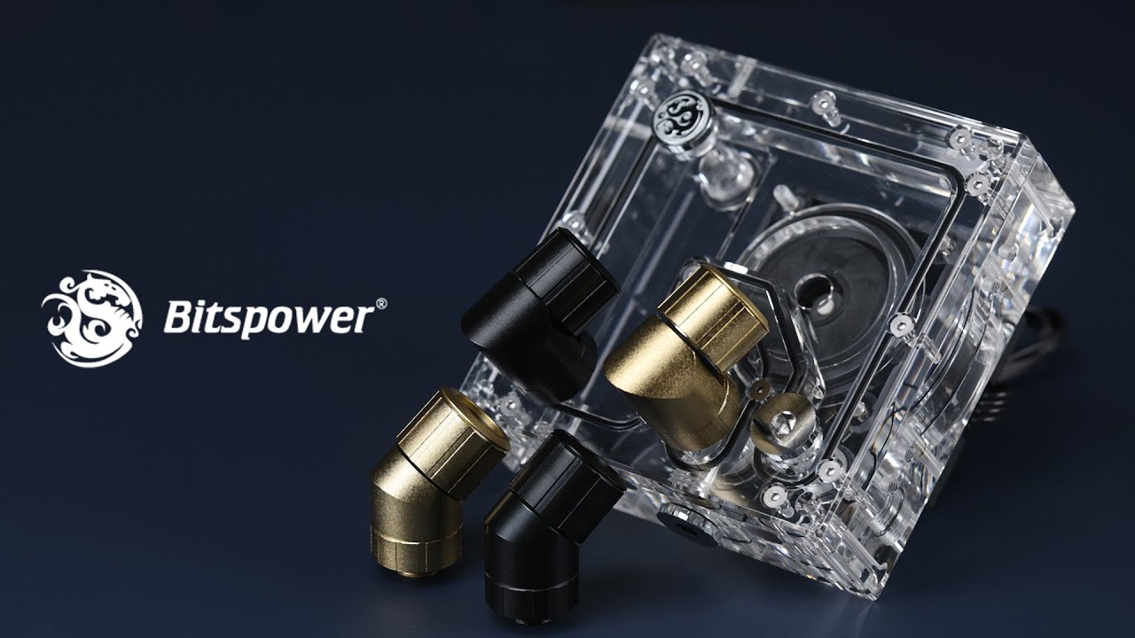 Quick look at some Bitspower items: Artemis fitting line, new summit, and flow and temp sensor.