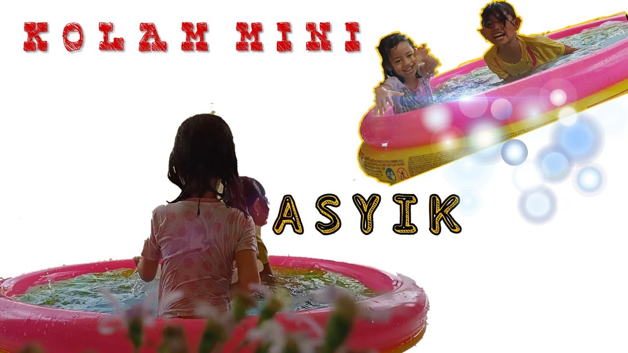 Kolam renang mini || asyikkk