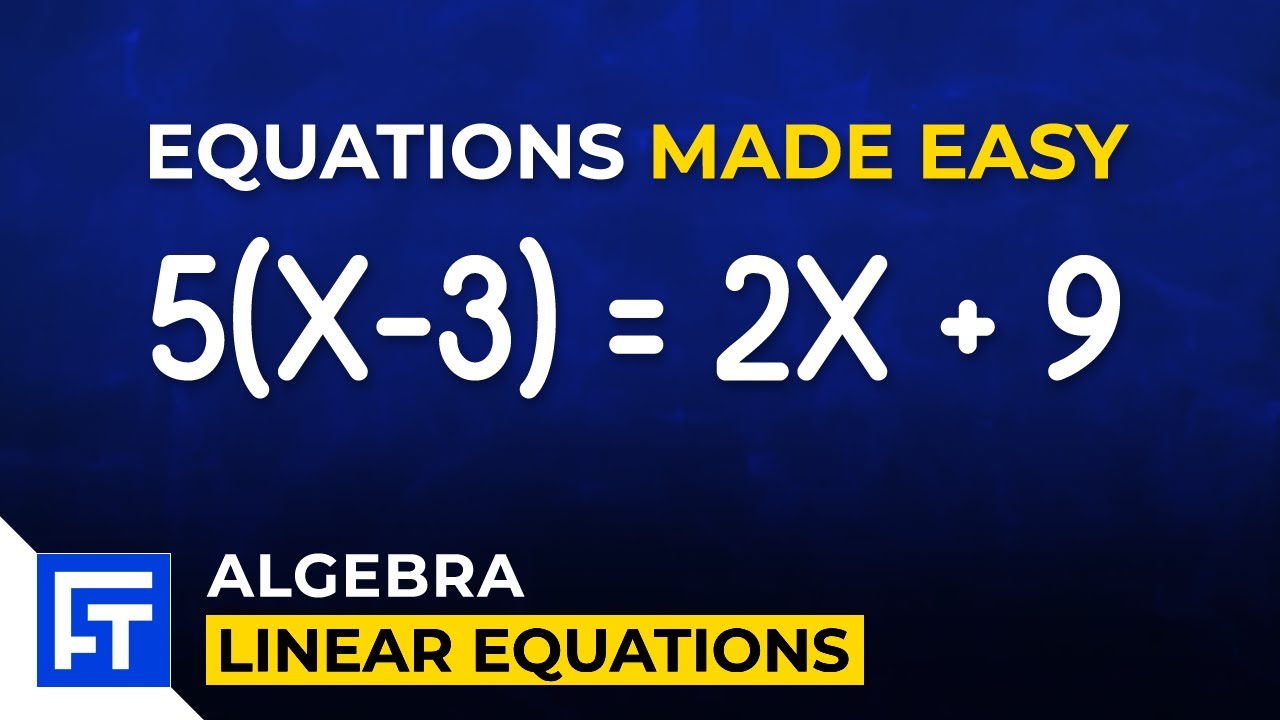 Linear Equations and Like Terms | Algebra Explained