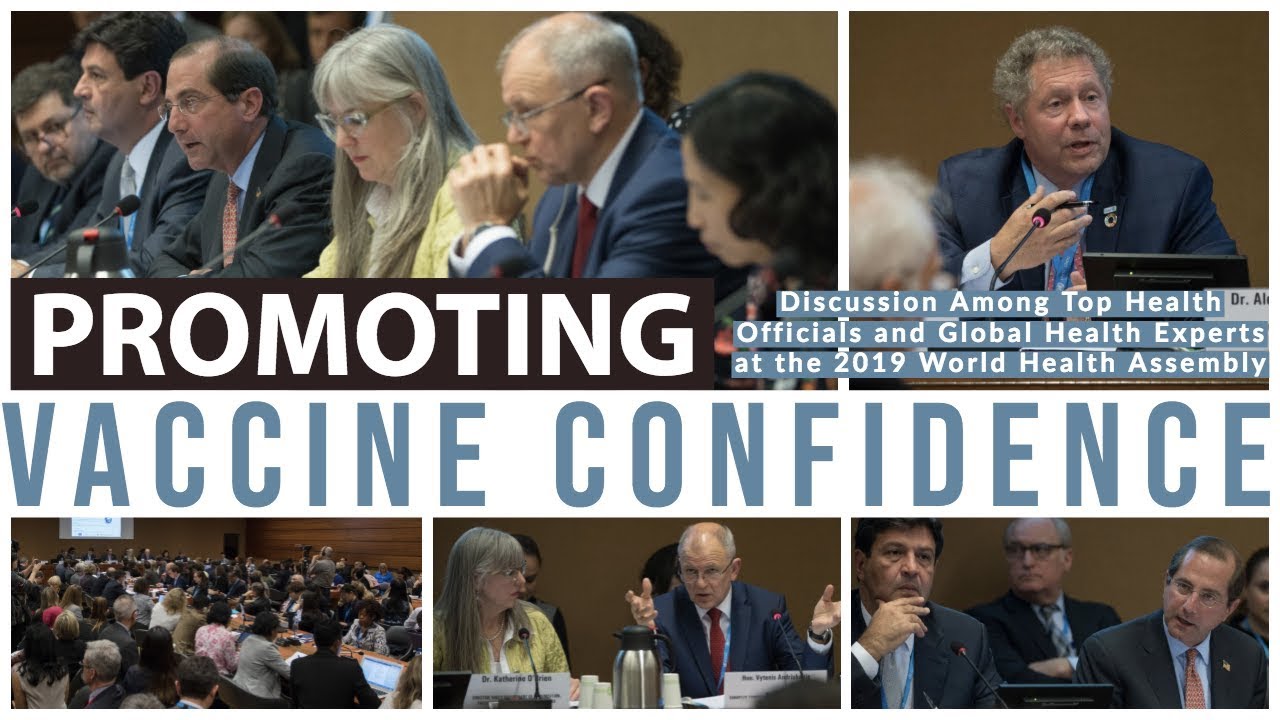 Promoting Vaccine Confidence - World Health Assembly 2019