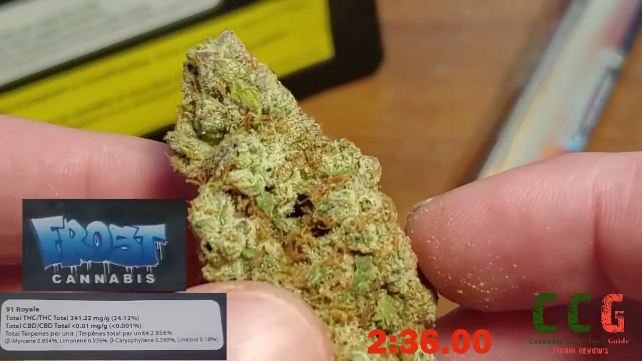 Frost Cannabis - 91 Royal - NEW Strain on the OCS -5 Min Review 