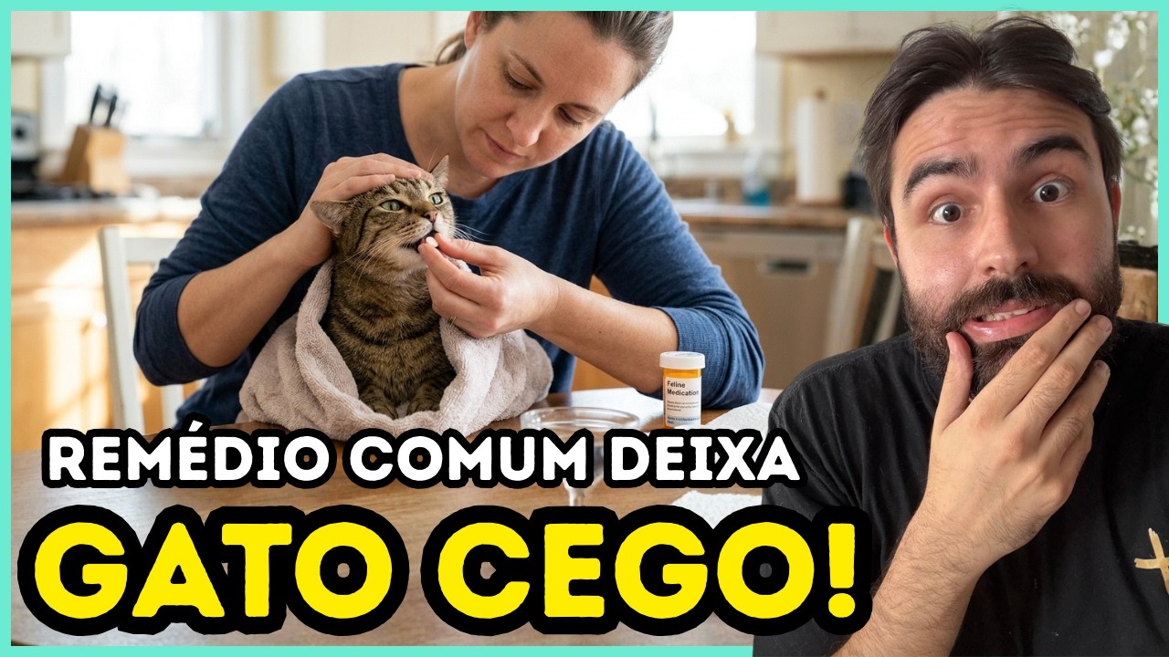 Esse Remédio COMUM Deixa Os Gatos CEGOS!