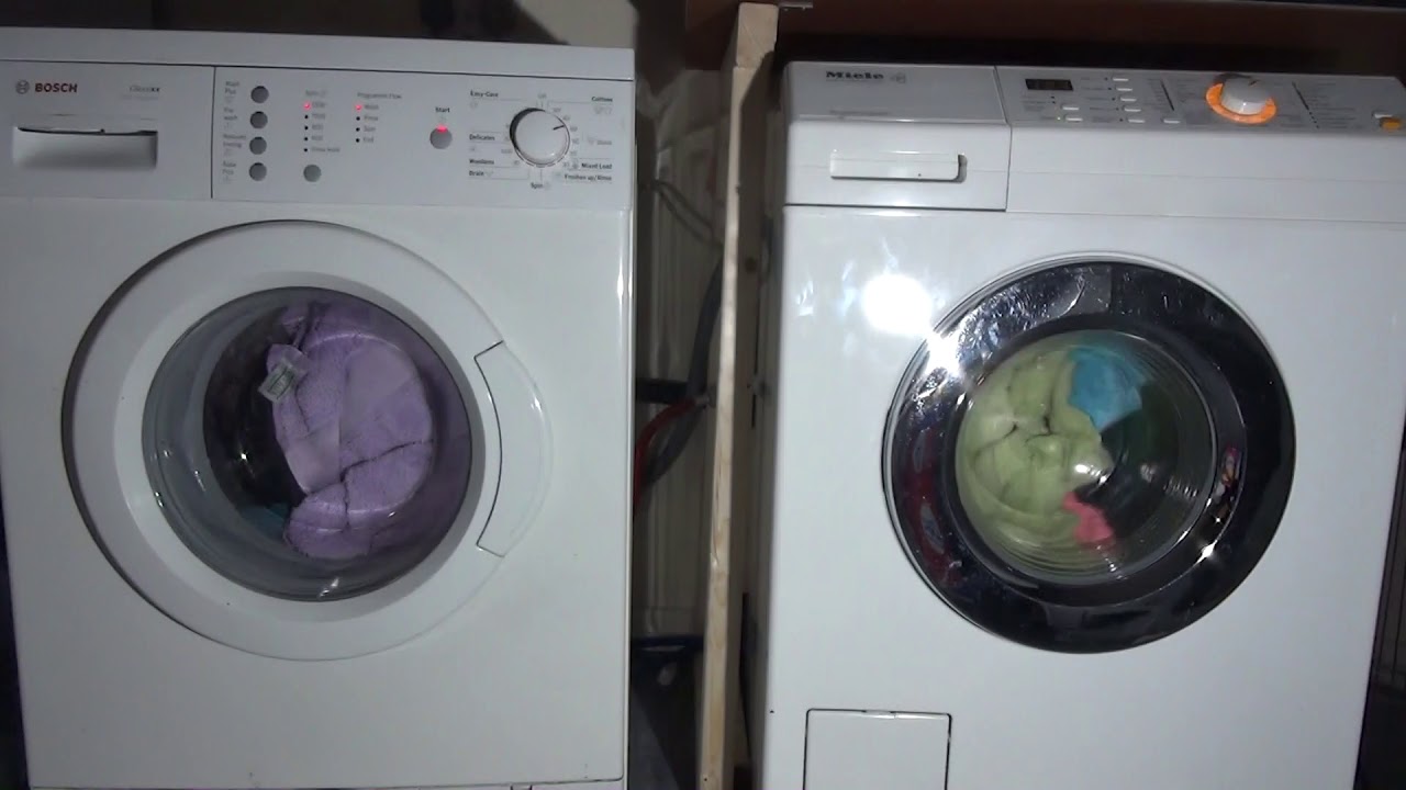 Wash Race No.133 : Bosch Classixx vs Miele w487wps - Cotton 60'c.