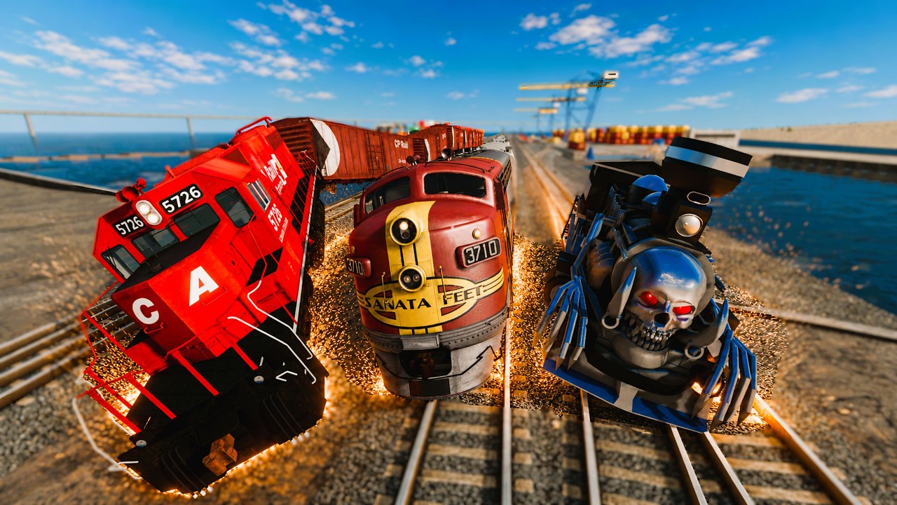 Brutal Train Crashes # 14 | The Ghost Train! | @beamng