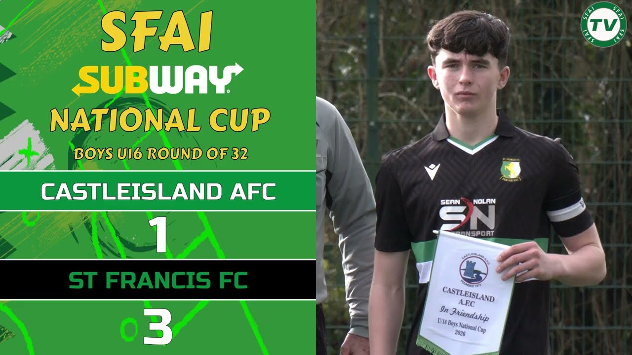 🟢🎥 SFAI Subway U16 Boys Cup Round of 32 Highlights 🎥🟢