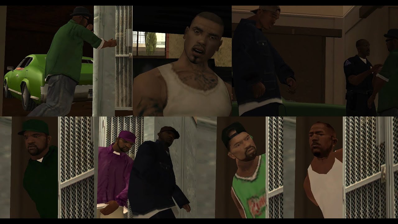 Исправление катсцен GTA SA Green Sabre