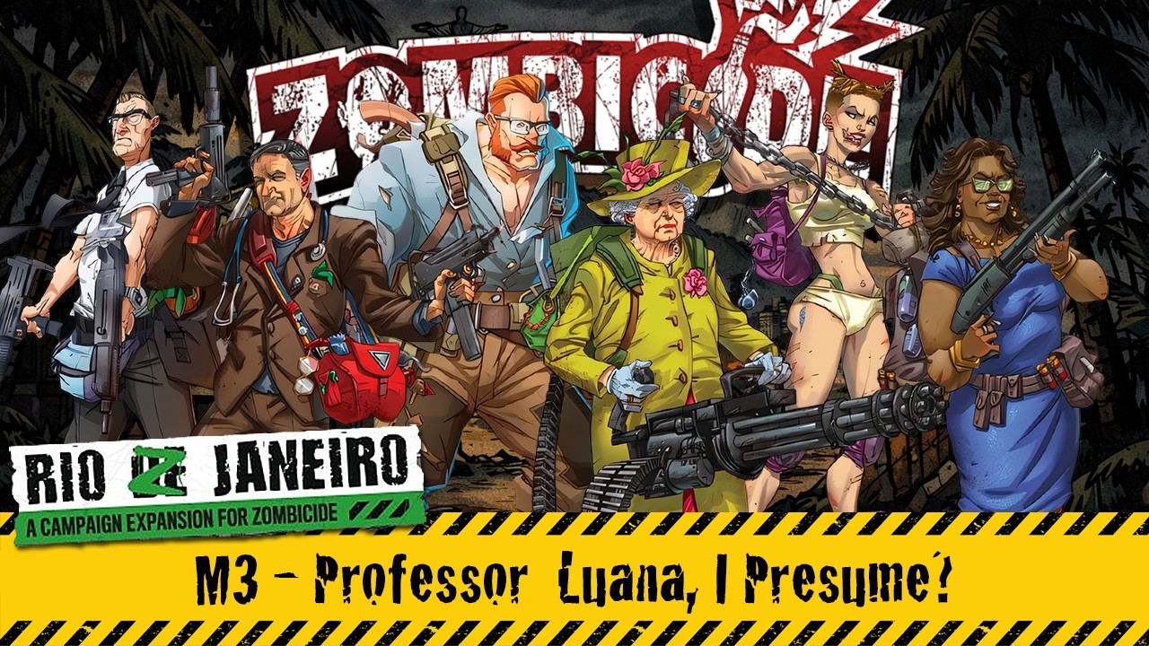 Zombicide 2nd Edition: Rio Z Janeiro Campaign (Mission M3) Board Game Gameplay