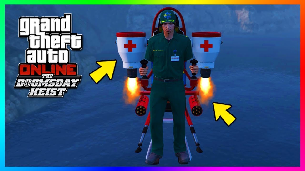 GTA Online The Doomsday Heist DLC - How To Get/Save The Paramedic Outfit In Free Mode! (GTA 5 DLC)