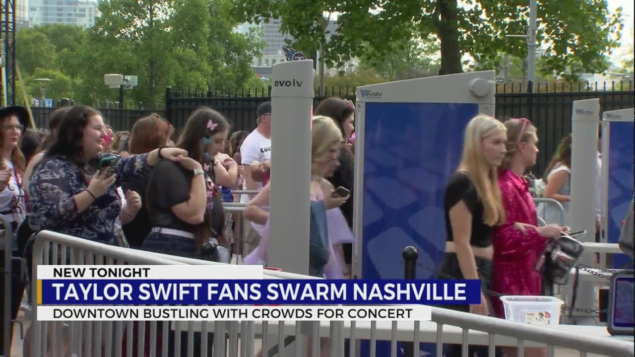 Taylor Swift fans swarm Nashville for concert