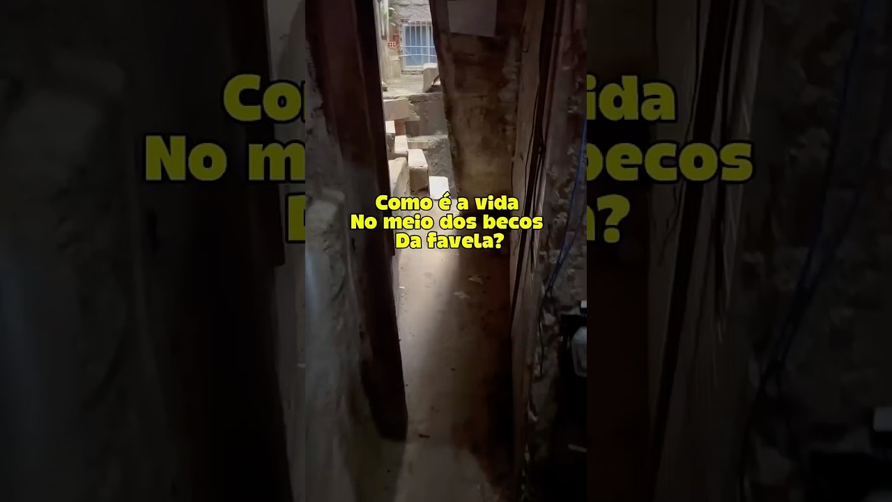 Como &eacute; a vida no meio dos becos da favela? #favela #favelas #rocinha