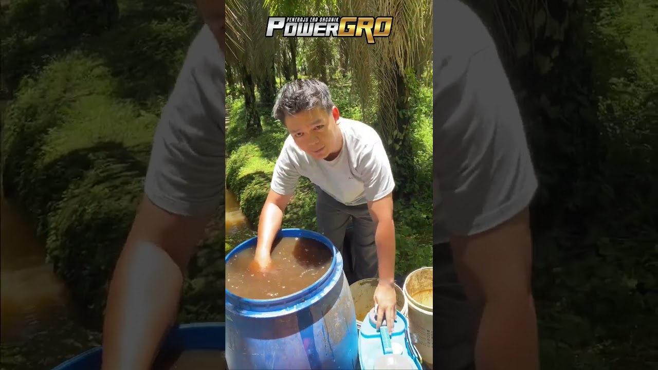Tutorial cara bancuhan dan semburan PowerGRO untuk pokok sawit.