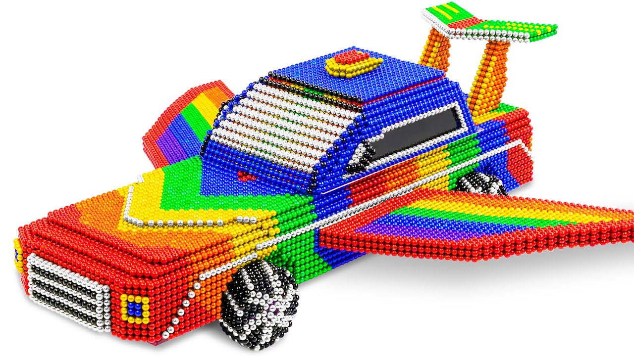 Magnet Challenge - How to Make A Flying Car From Magnetic Balls Satisfying ASMR | By BimBim Magnet