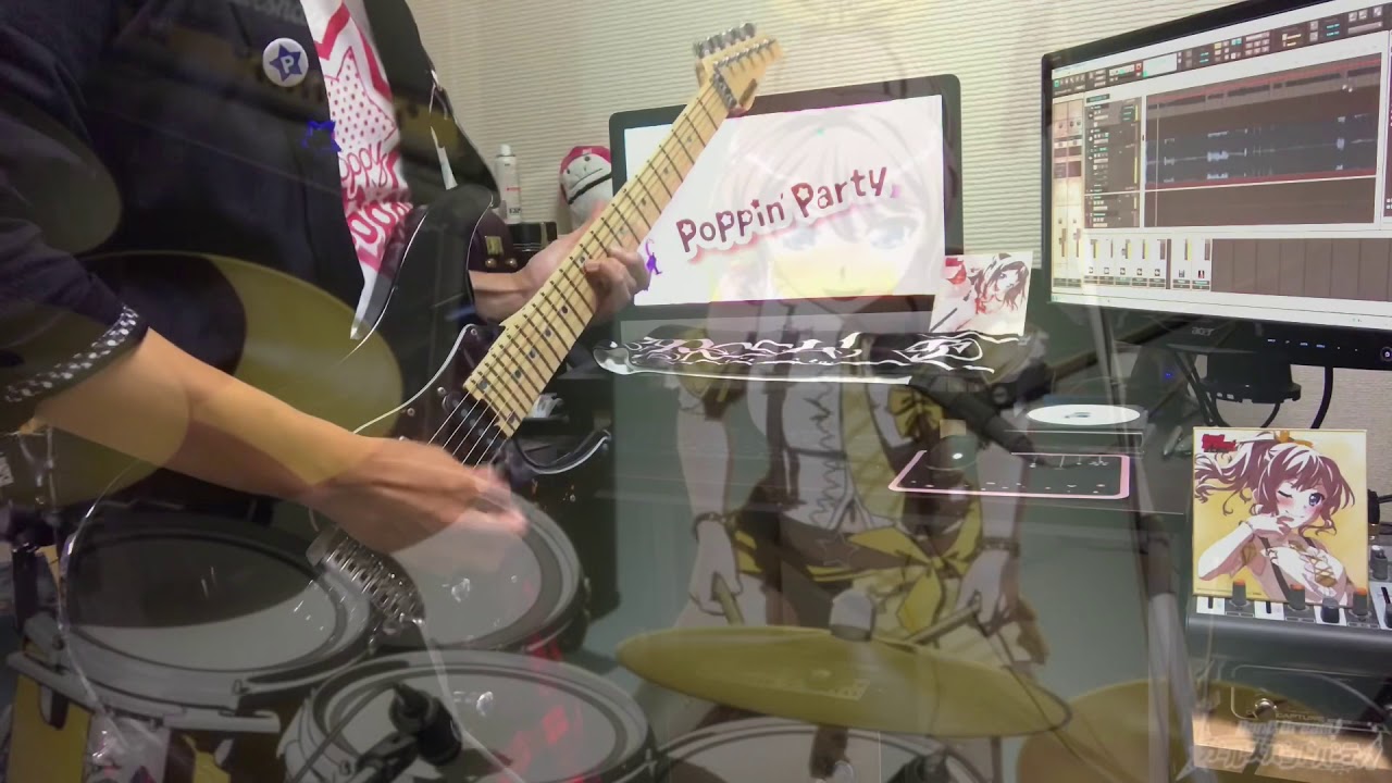 【BanGDream!】二重の虹 Double Rainbow / Poppin' Party (Guitar Cover)