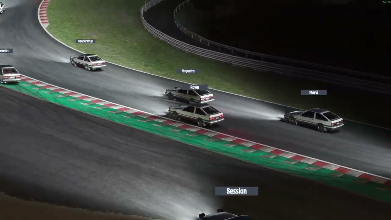 Toyota Sprinter Trueno at Suzuka online race 1 Mar 8