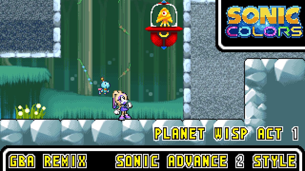 [GBA]Planet Wisp (Act 1) - Sonic Colors【Sonic Advance 2 Style】