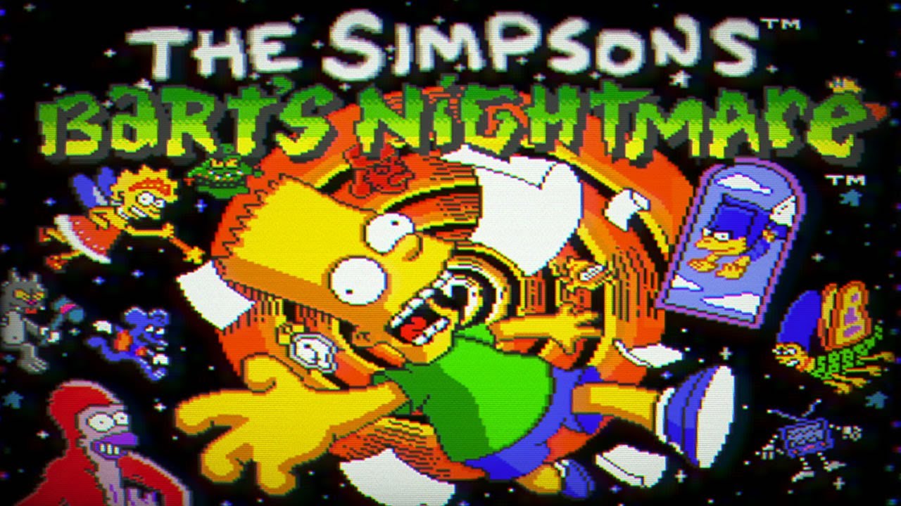 Retro Arcade Games and Music SNES The Simpsons