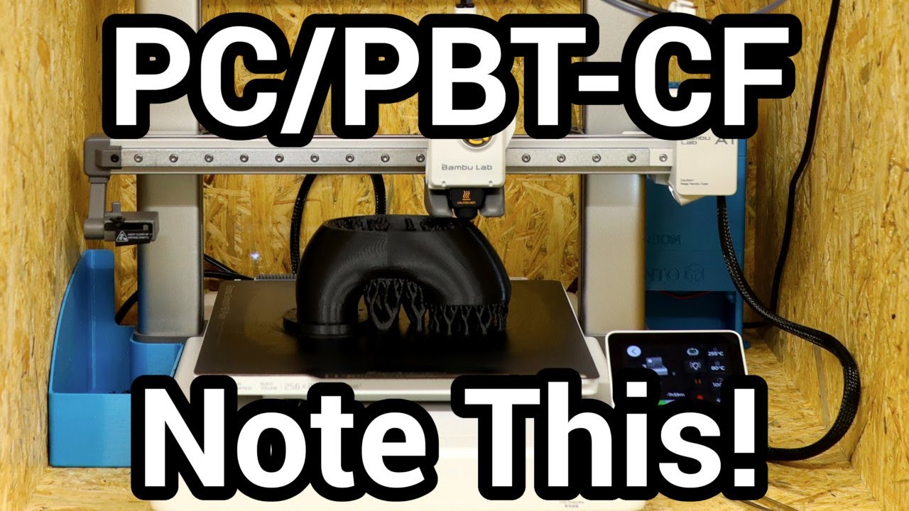 Printing Polycarbonate CF / PC/PBT-CF : Important considerations !