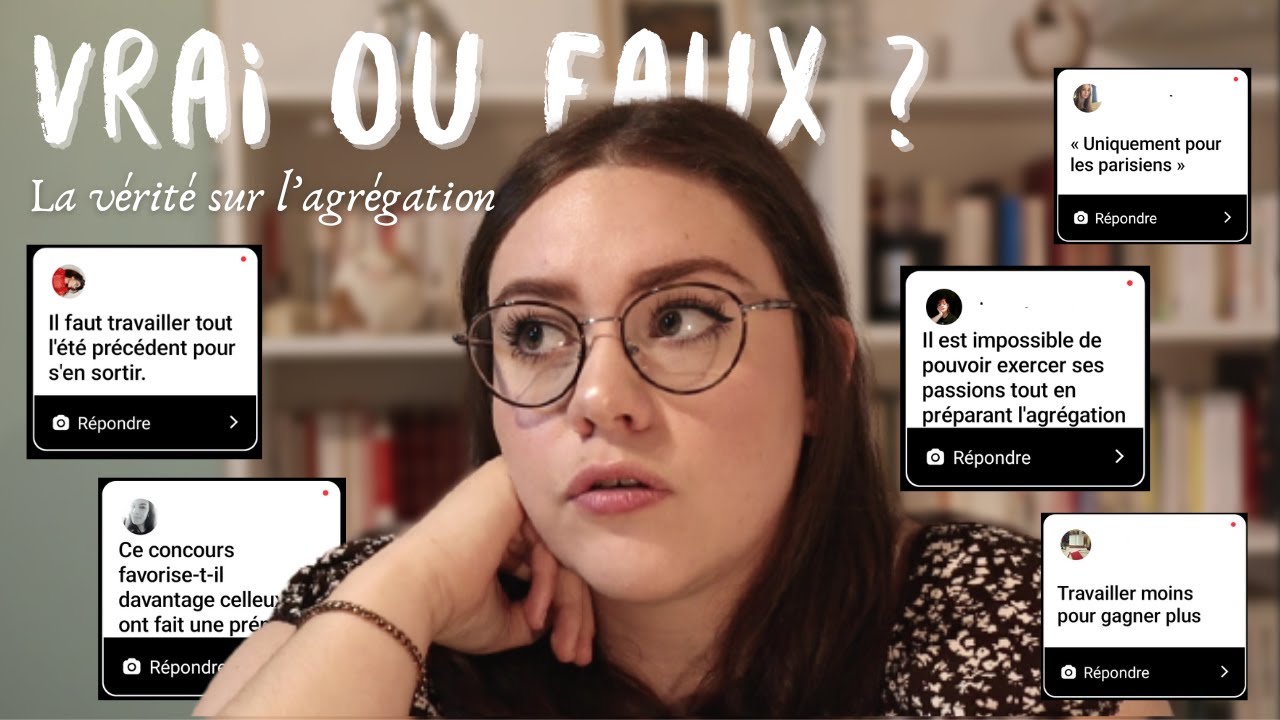 Je réagis à des idées reçues sur l'agrégation (de lettres) !