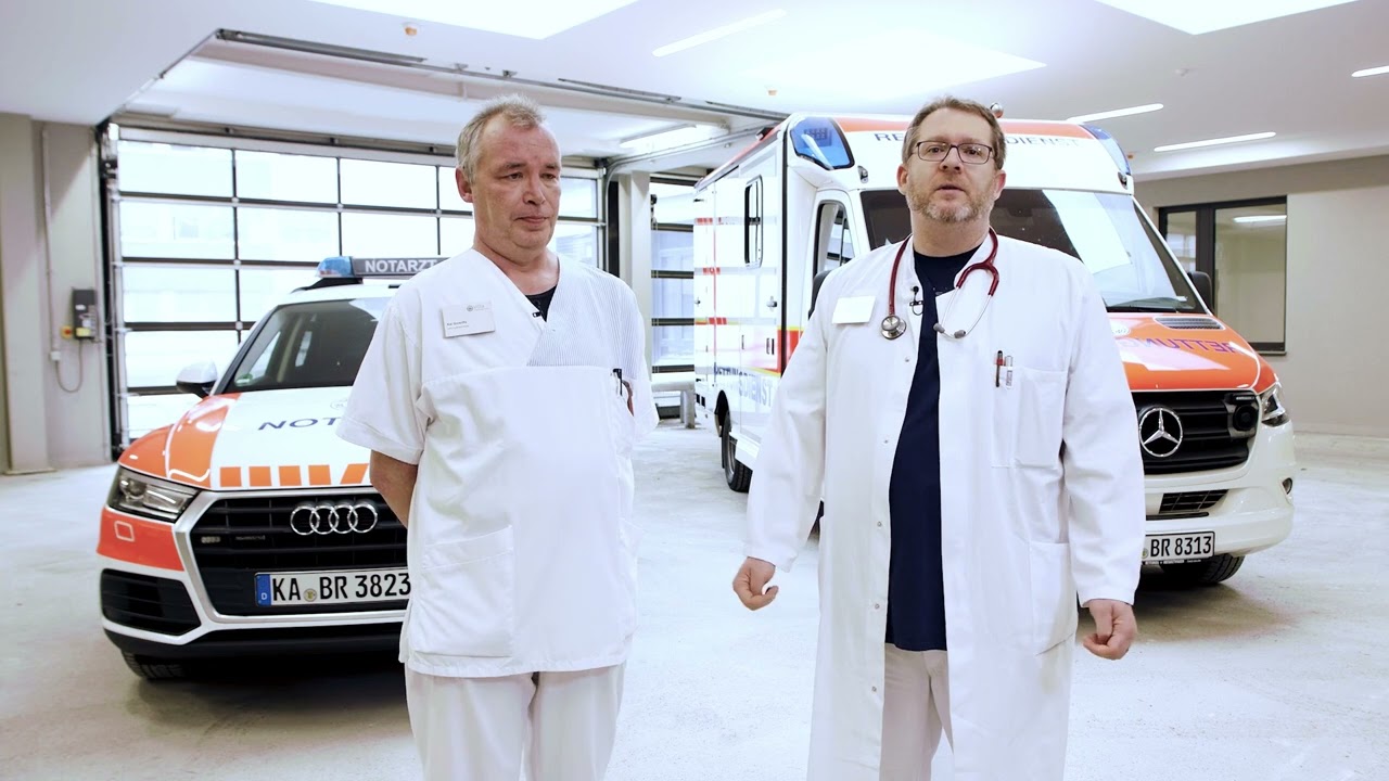 Interview mit Dr. Mörtel und Hr. Gorenflo von der Zentralen Notaufnahme der ViDia Kliniken Karlsruhe
