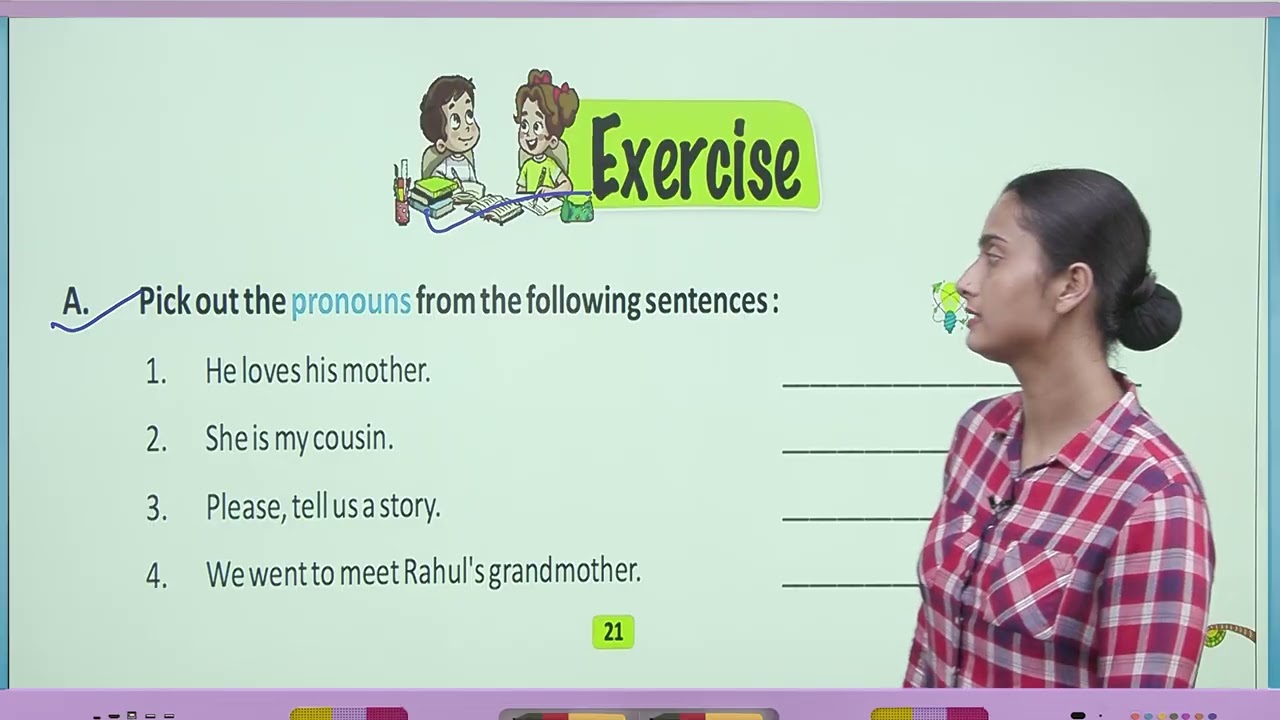 Ch 6 | Jophiel Books | Grammar | Class 02 | Pronouns | For children