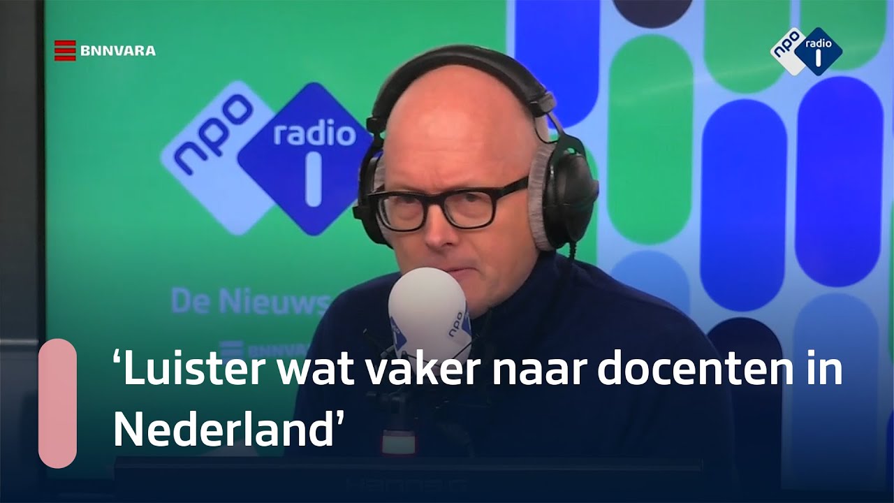 Kees van Amstel adviseert de onderwijsministers: 'Geen paniek nu' | NPO Radio 1
