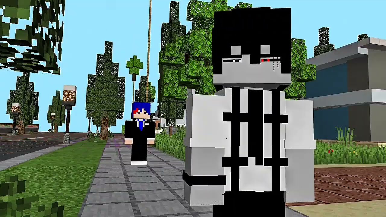 Minecraft Animation//boy love//part2//prisma 3d//dark power