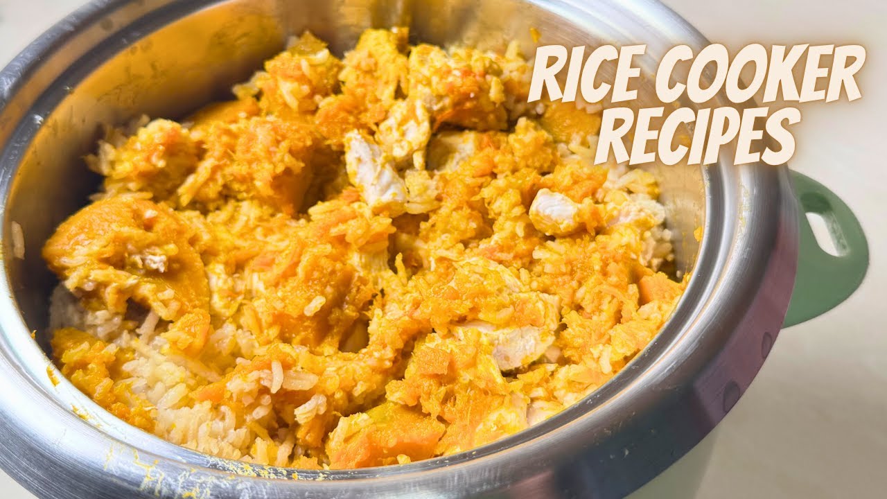 ONE POT RICE COOKER MEAL - EASY, FLAVORFUL MEALS WITH MINIMAL CLEANUP